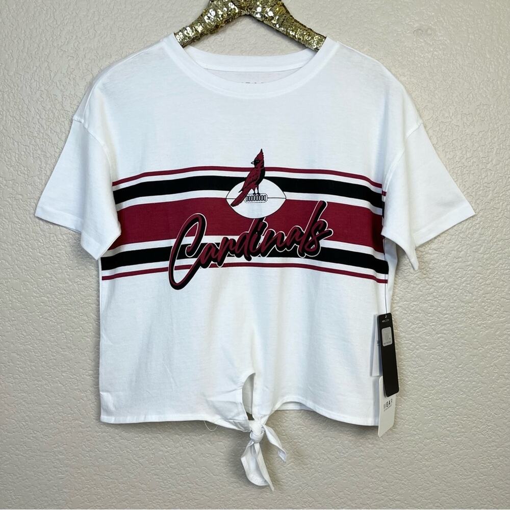 Wear By Erin Andrews • Arizona Cardinals Front Tie Retro Shirt